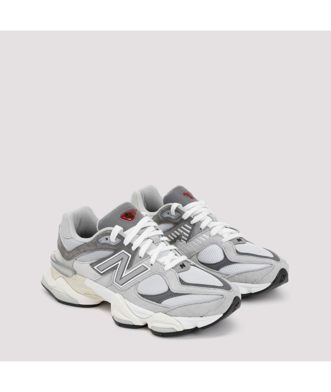 NEW BALANCE Серые замшевые кроссовки, фото 3