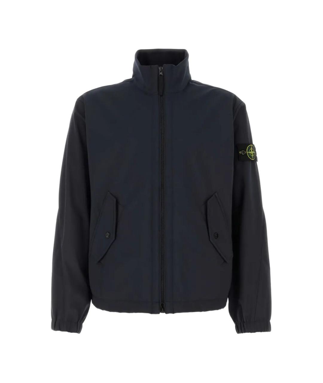 STONE ISLAND Синяя полиэстеровая куртка, фото 1