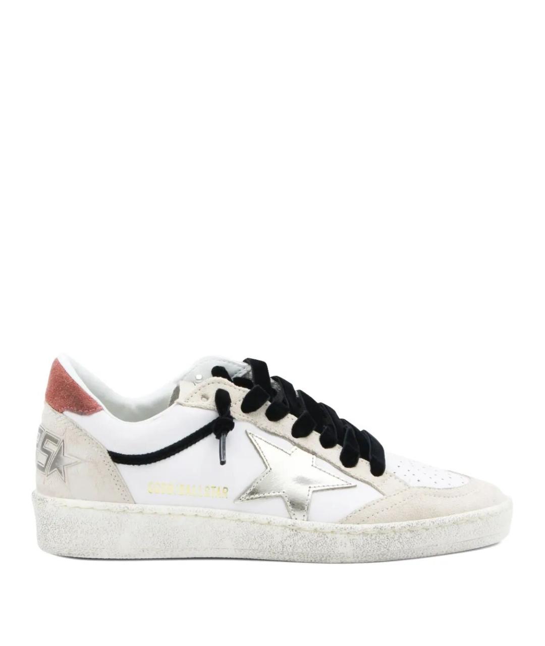 GOLDEN GOOSE DELUXE BRAND Белые кожаные кеды, фото 1