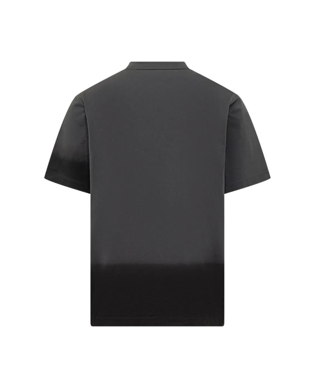 Y-3 Серая хлопковая футболка, фото 2