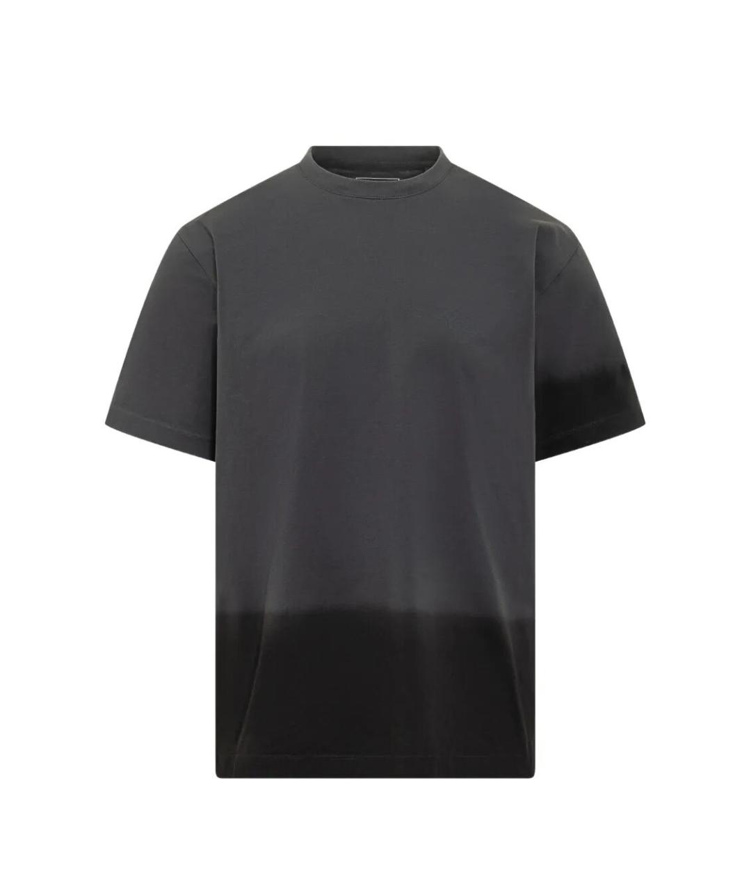 Y-3 Серая хлопковая футболка, фото 1