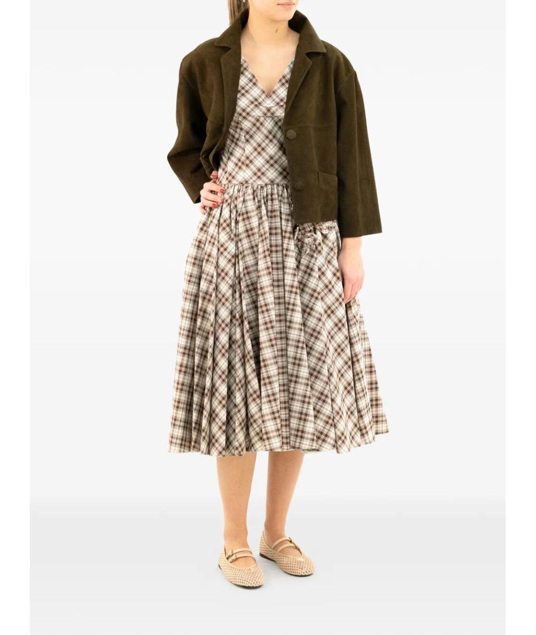 PRADA Коричневая замшевая куртка, фото 2