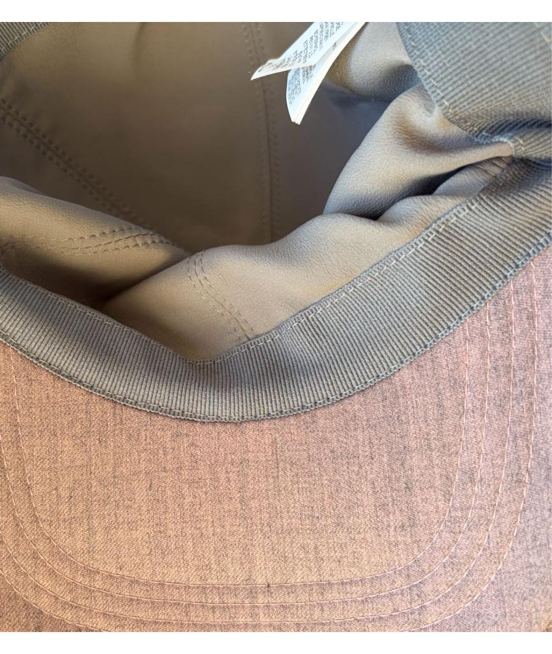 BRUNELLO CUCINELLI Розовая шерстяная кепка, фото 5