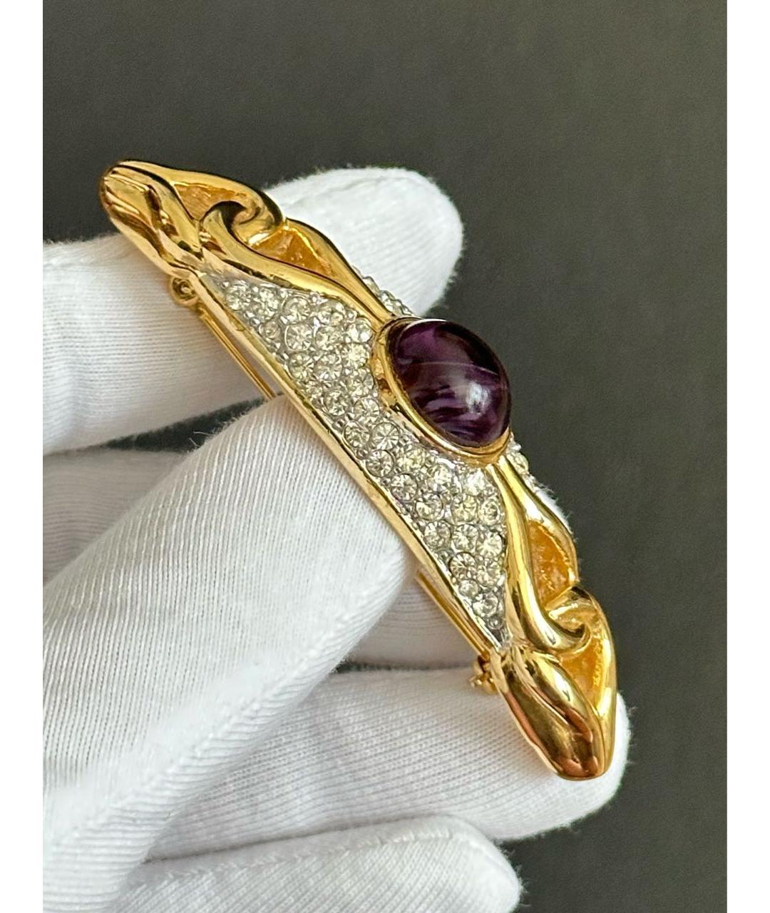 GIVENCHY Золотая позолоченная булавка / брошь, фото 2