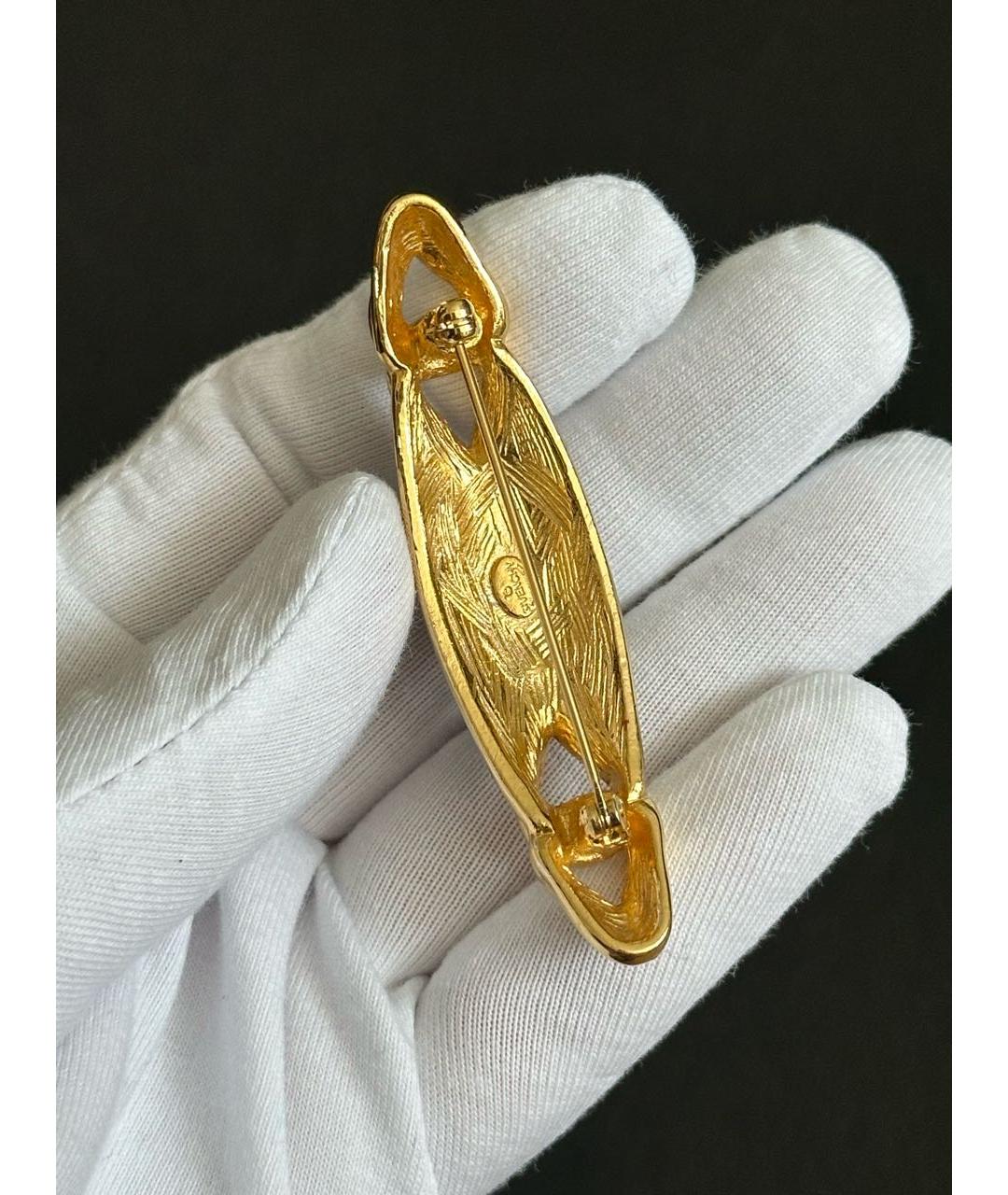 GIVENCHY Золотая позолоченная булавка / брошь, фото 4