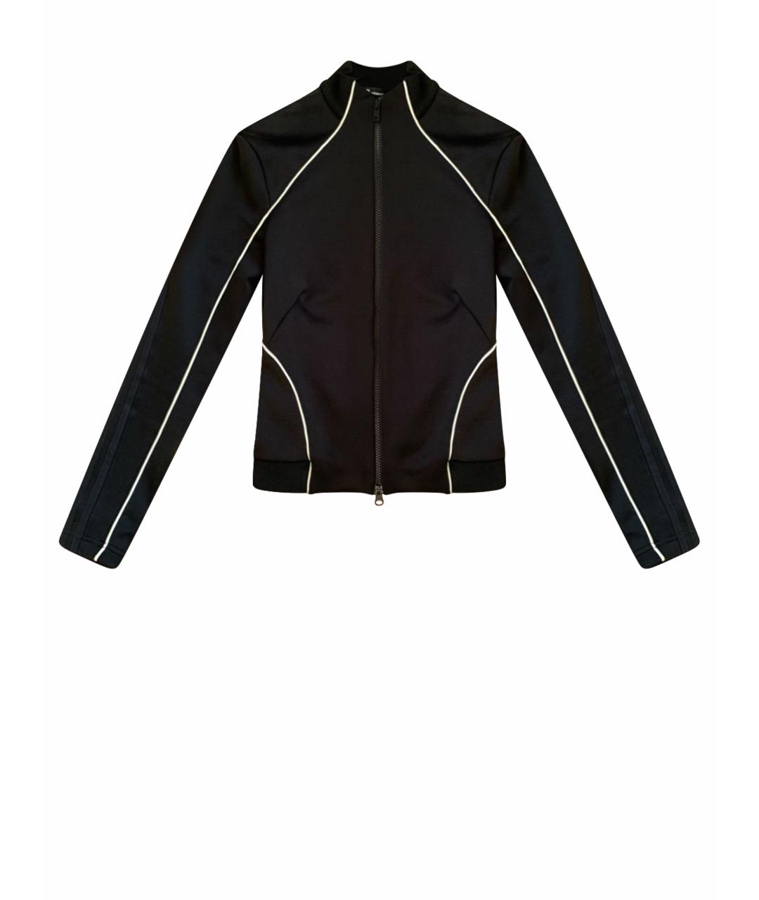 Y-3 Черная полиэстеровая спортивная куртка, фото 1