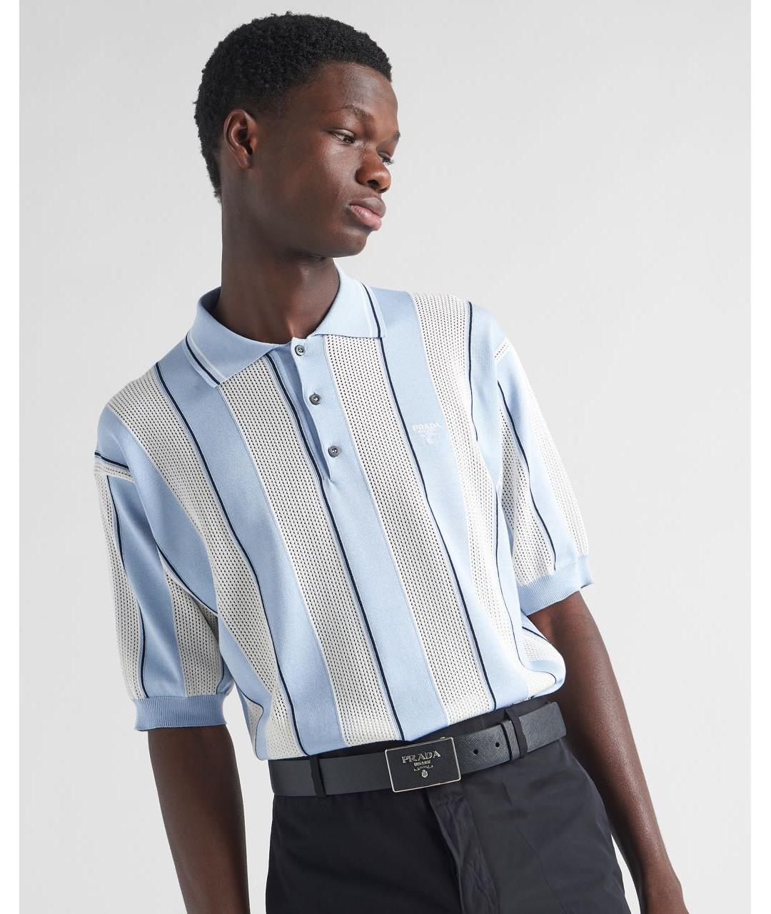 PRADA Черный кожаный ремень, фото 2