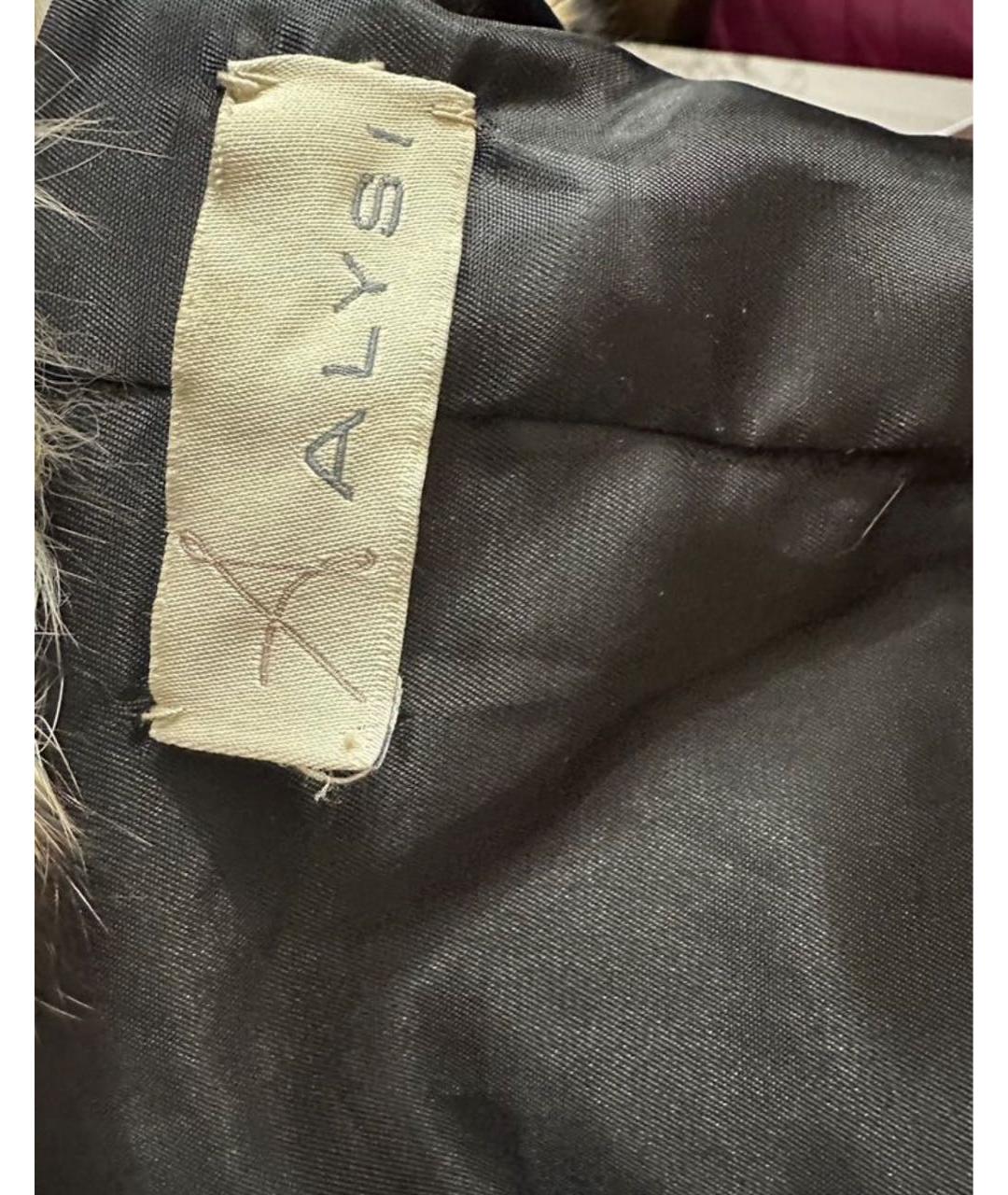 ALYSI Коричневая меховая шуба, фото 5