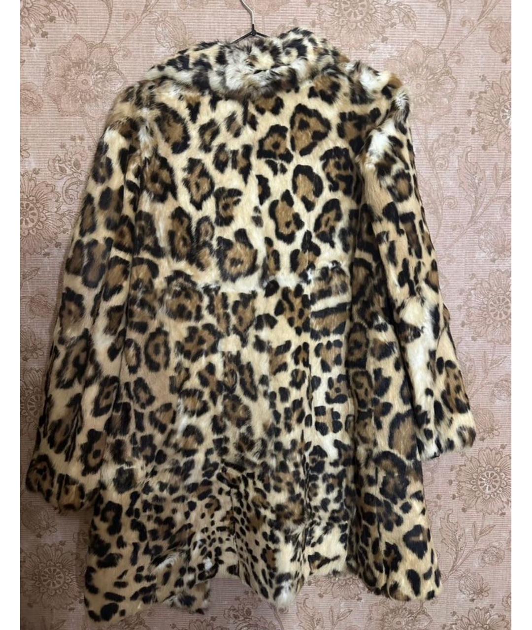 ALYSI Коричневая меховая шуба, фото 3