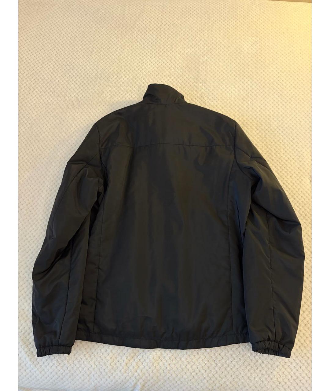 PRADA Черная полиэстеровая куртка, фото 2