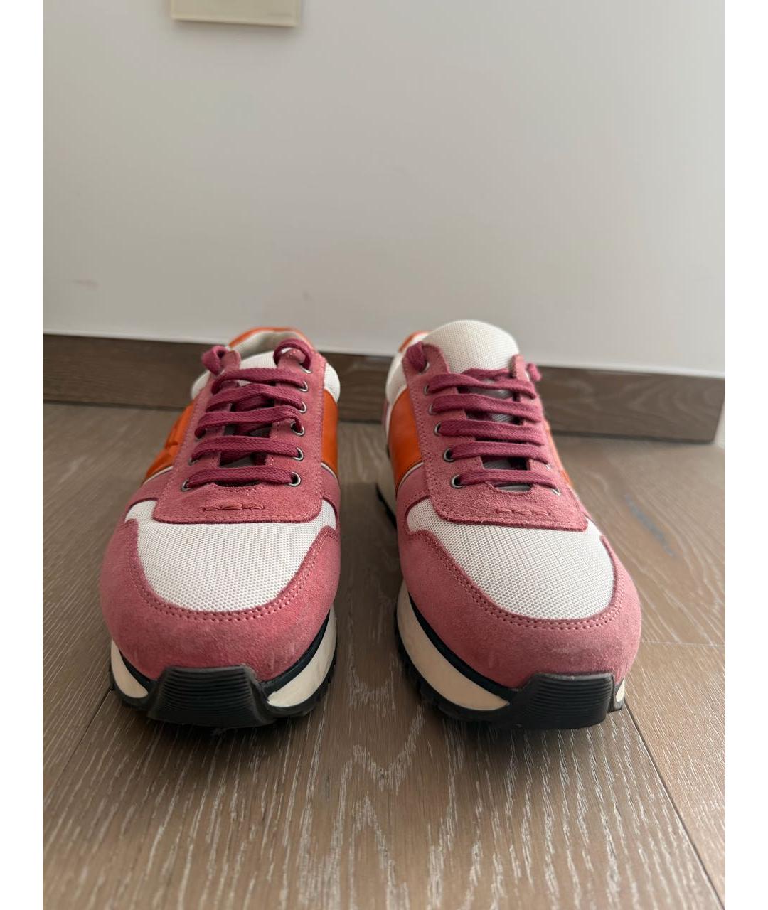 FENDI Мульти текстильные кроссовки, фото 2