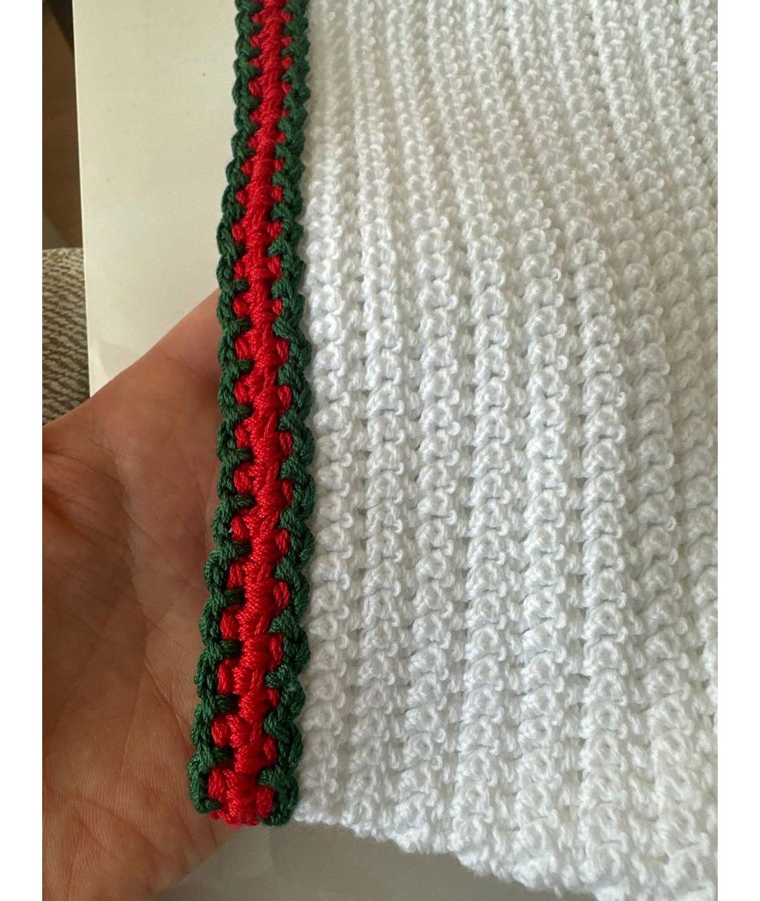 GUCCI Белая хлопковая футболка, фото 2