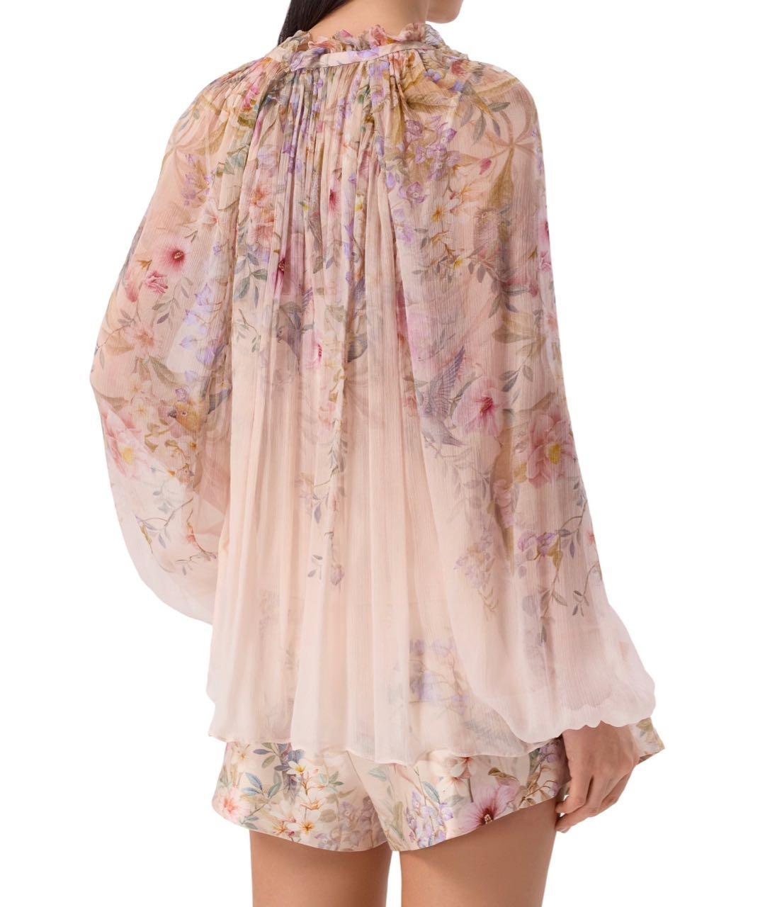 ZIMMERMANN Бежевая вискозная блузы, фото 5