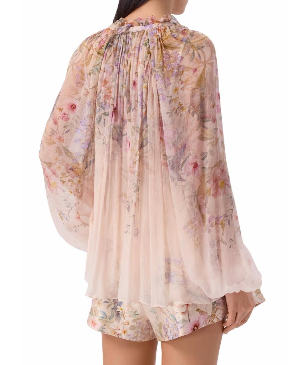 ZIMMERMANN Бежевая вискозная блузы, фото 6