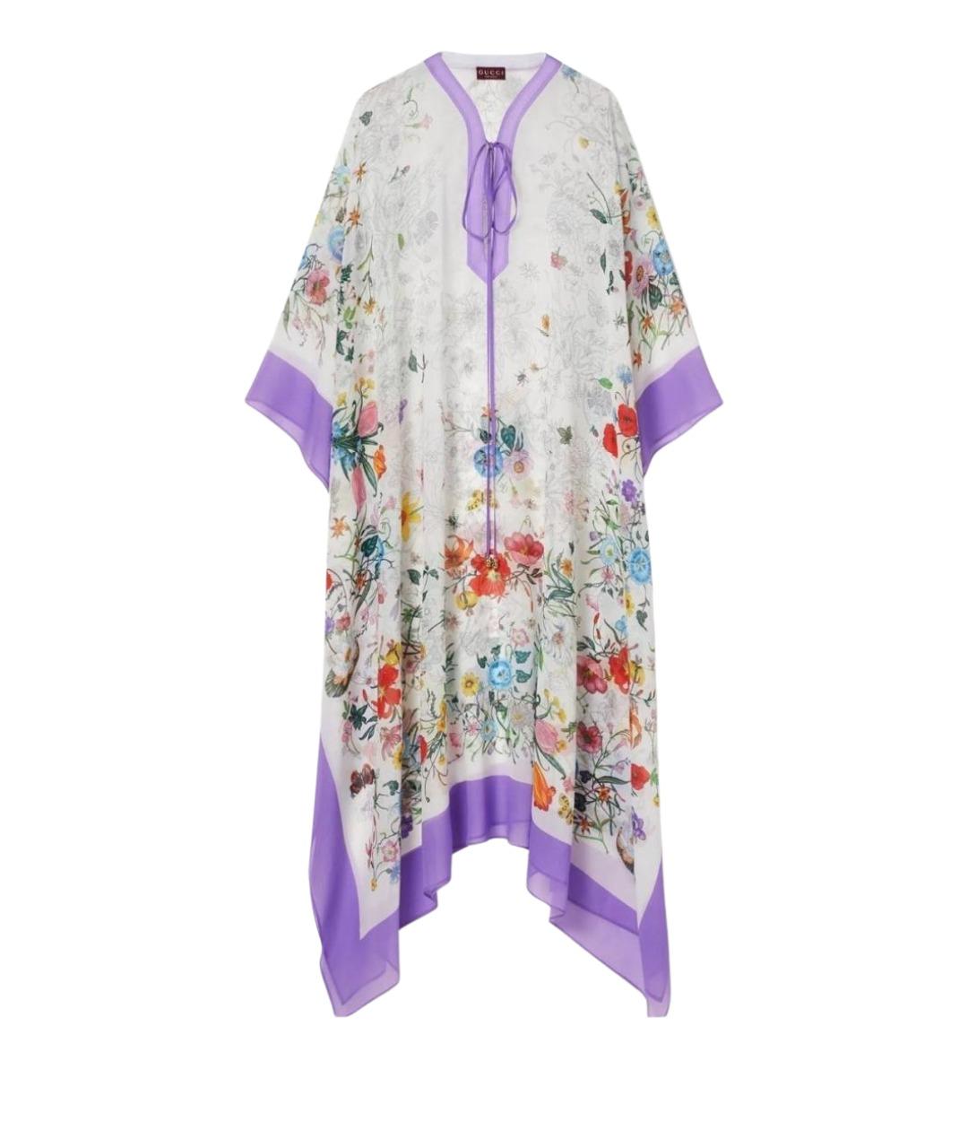 GUCCI Мульти шелковая туника, фото 1