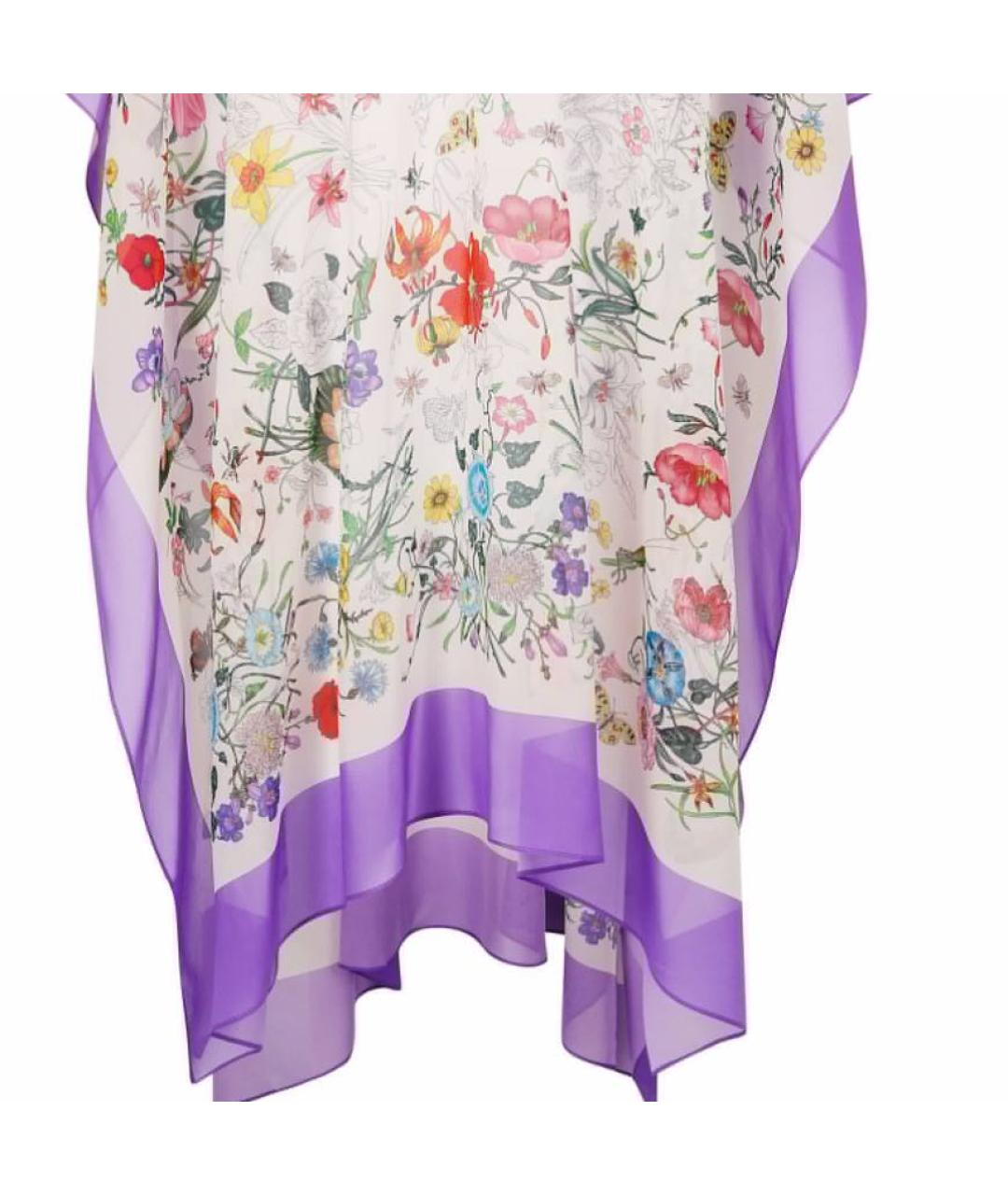 GUCCI Мульти шелковая туника, фото 3