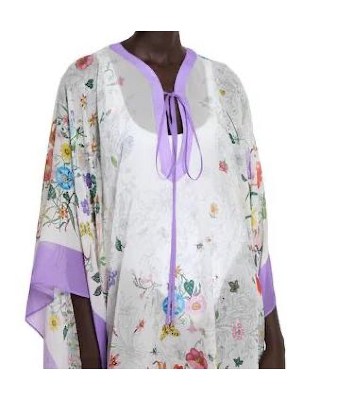 GUCCI Мульти шелковая туника, фото 2