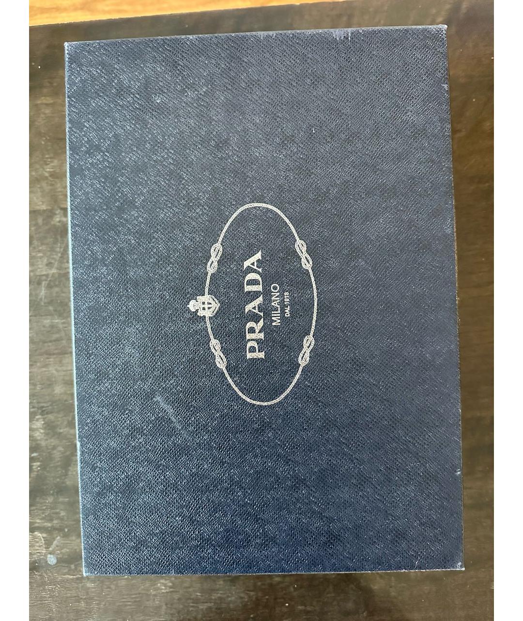 PRADA Черные неопреновые низкие кроссовки / кеды, фото 5