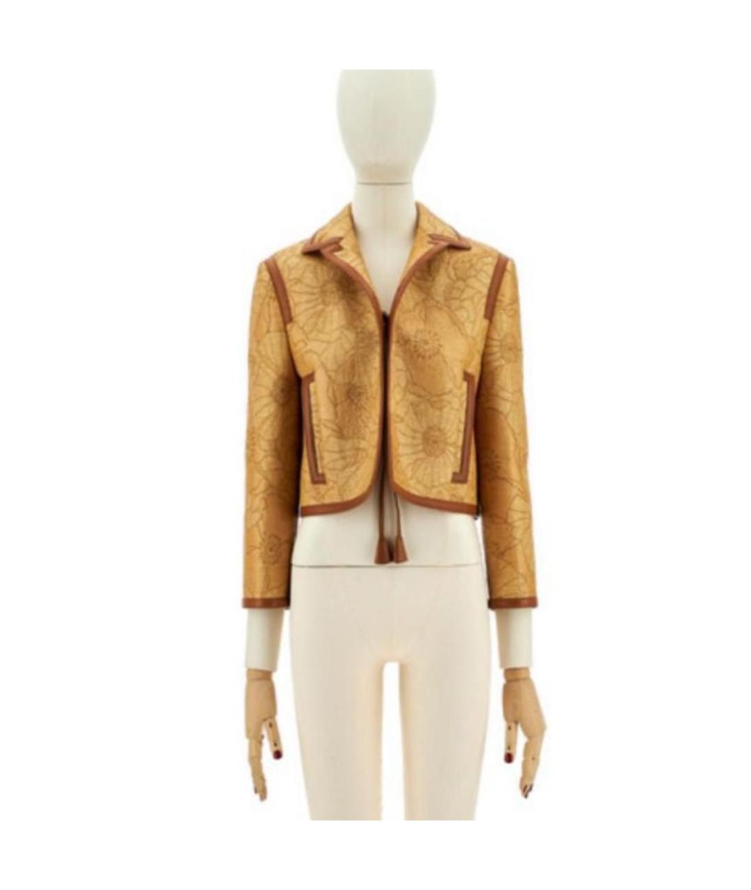 GUCCI Бежевый жакет/пиджак, фото 3