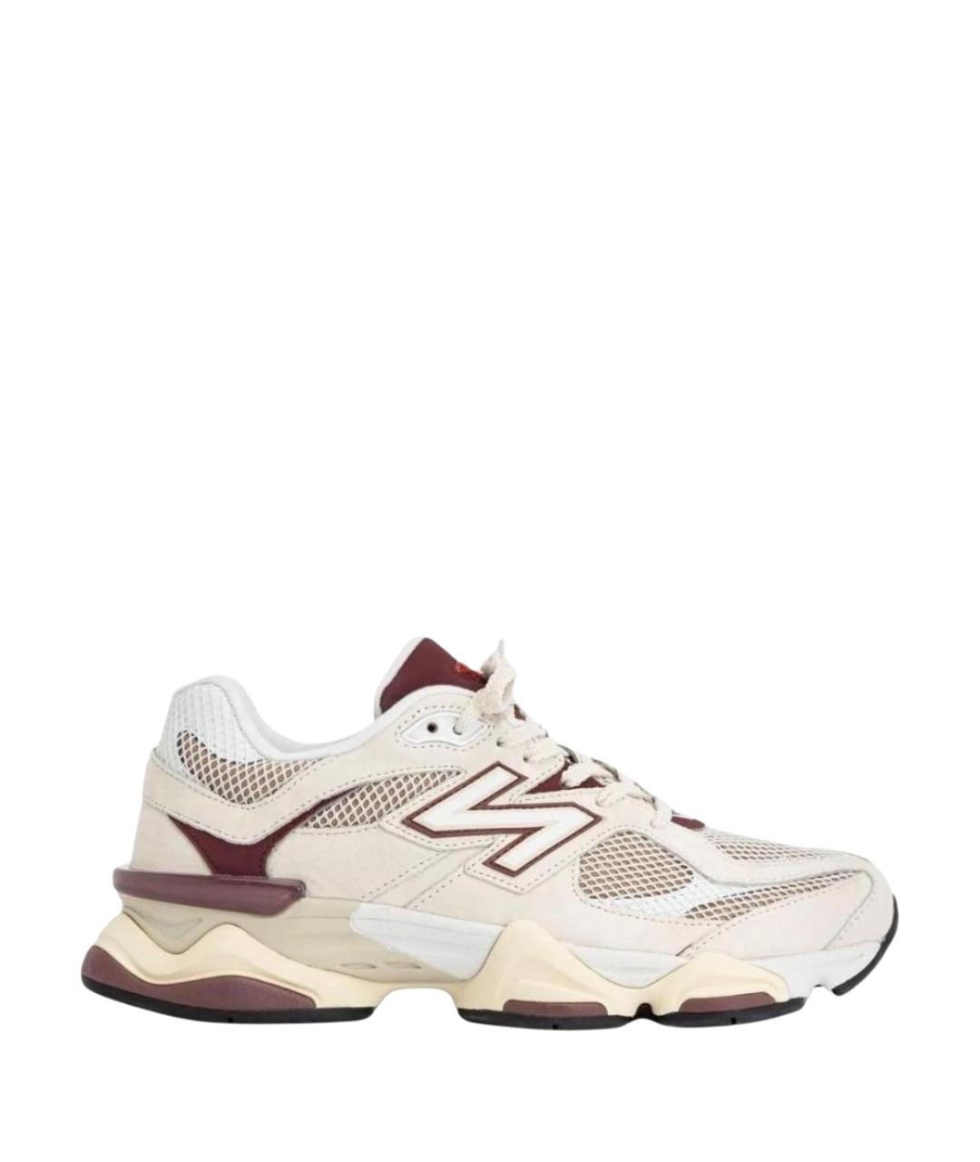 NEW BALANCE Бежевые текстильные низкие кроссовки / кеды, фото 1