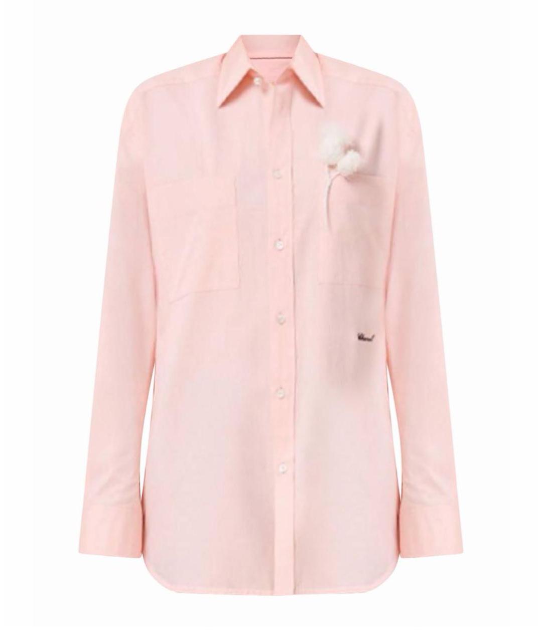 CHANEL Коралловая хлопковая рубашка, фото 1