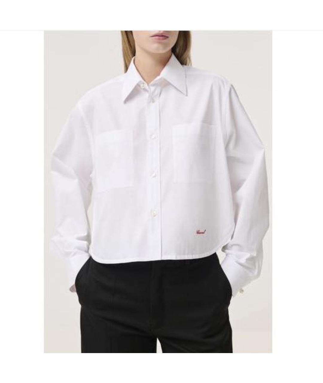 CHANEL Белая хлопковая рубашка, фото 3