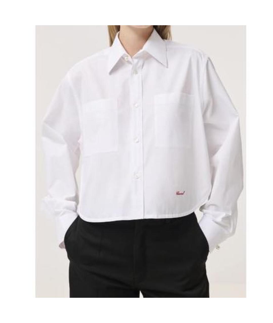 CHANEL Белая хлопковая рубашка, фото 2