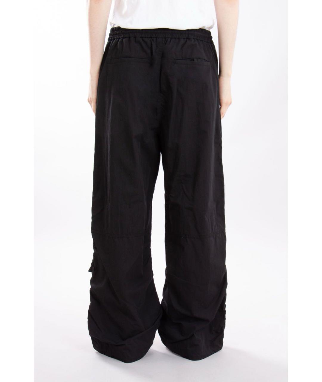 JUUN.J Черные хлопковые повседневные брюки, фото 6