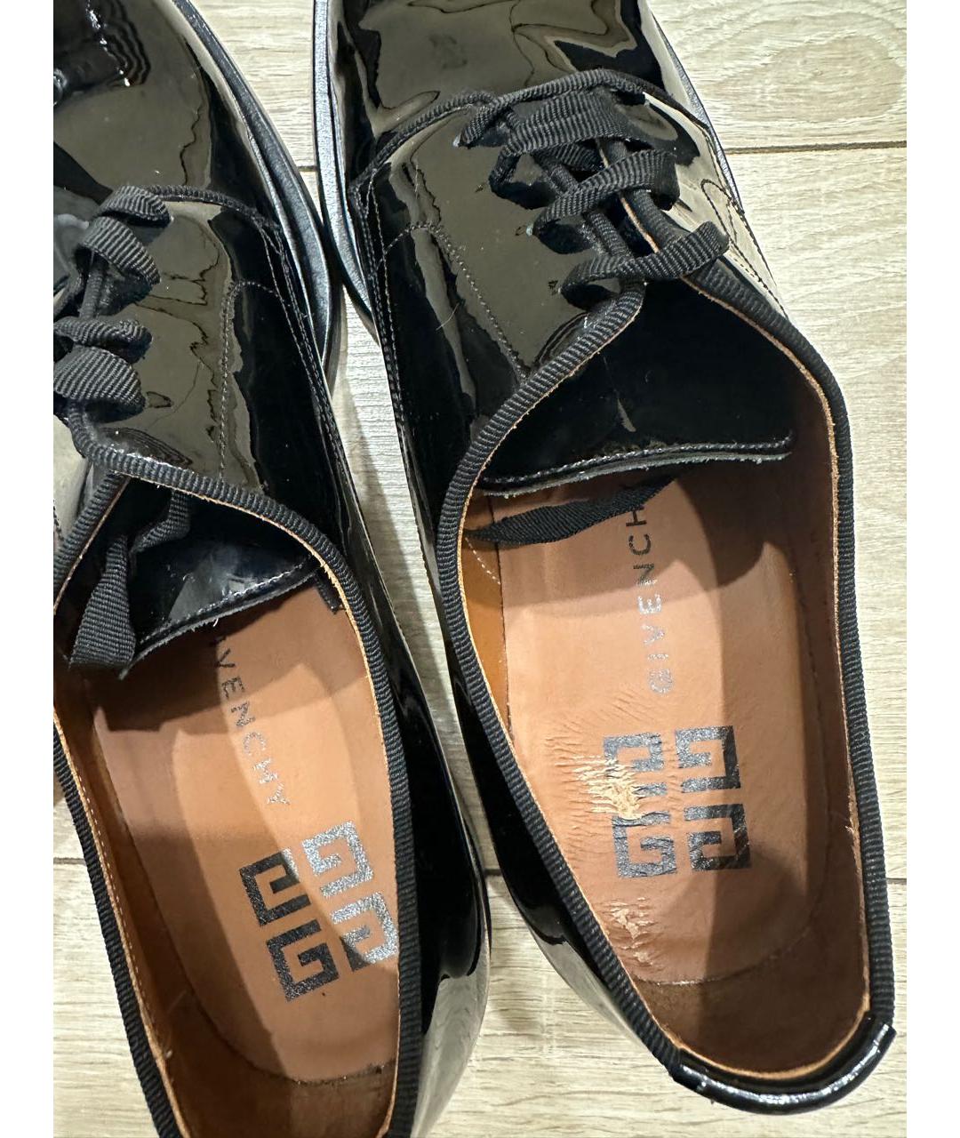 GIVENCHY Черные туфли из лакированной кожи, фото 4