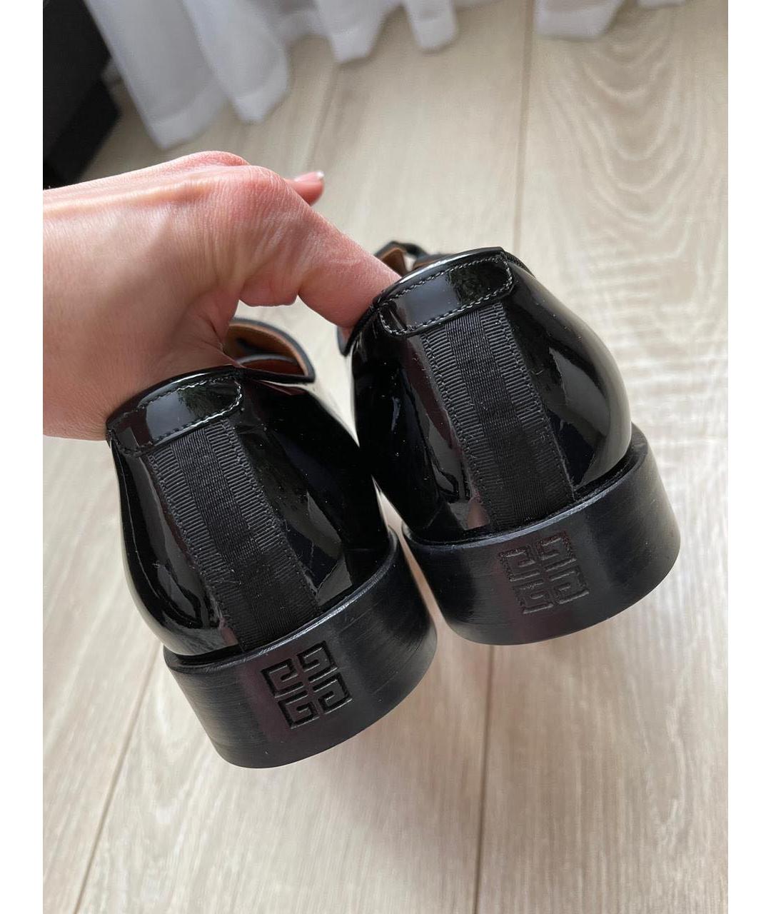 GIVENCHY Черные туфли из лакированной кожи, фото 6