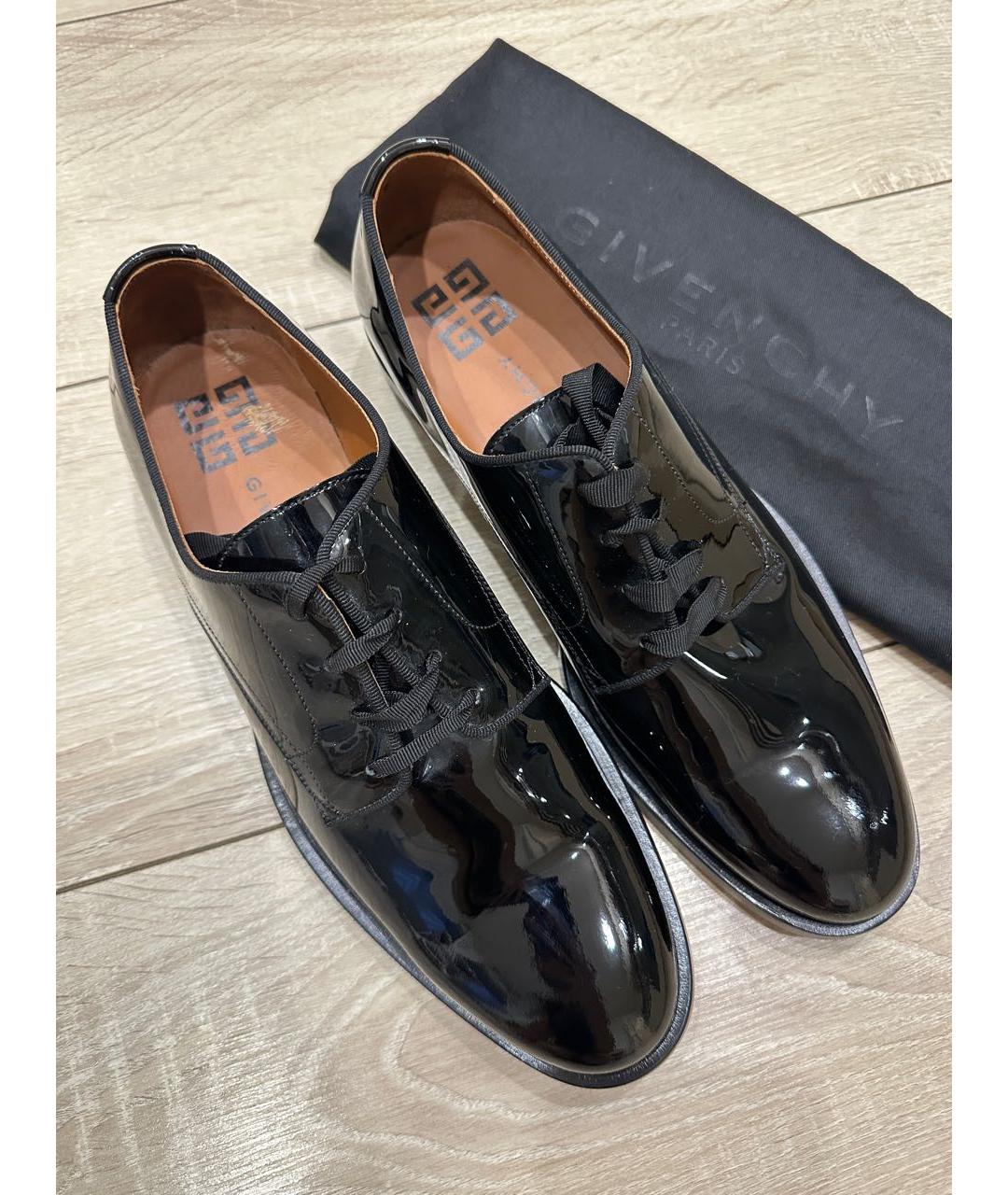 GIVENCHY Черные туфли из лакированной кожи, фото 2