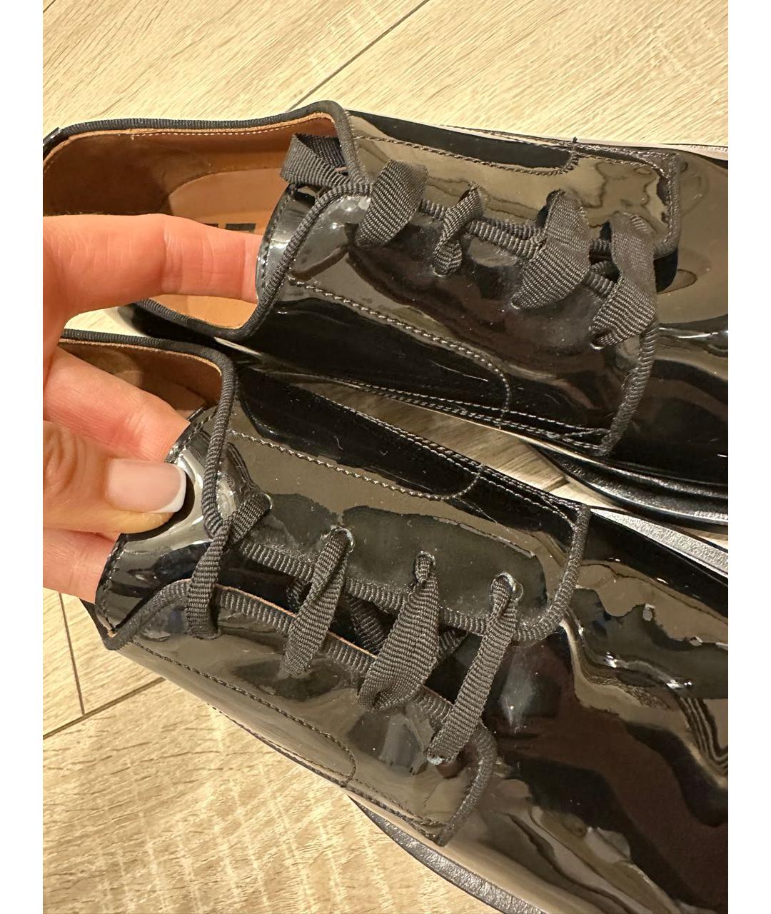 GIVENCHY Черные туфли из лакированной кожи, фото 3