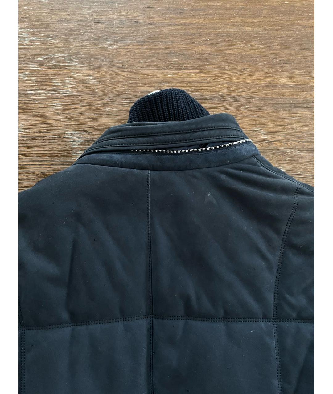 ZEGNA Темно-синяя замшевая куртка, фото 3