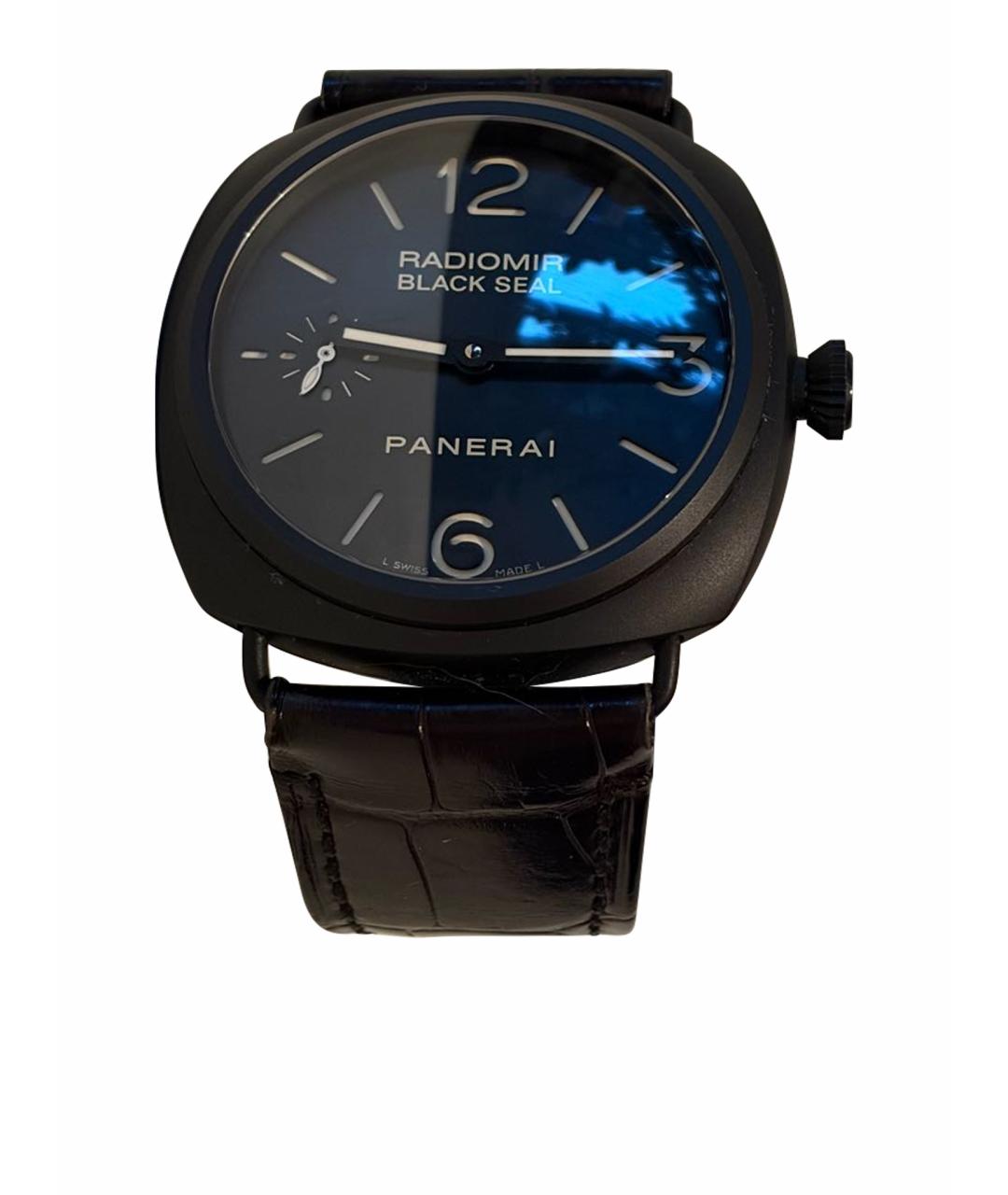 PANERAI Черные керамические часы, фото 1