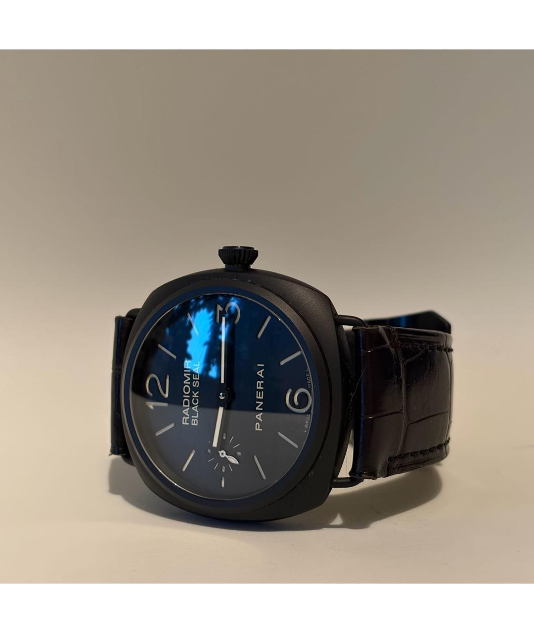 PANERAI Черные керамические часы, фото 5