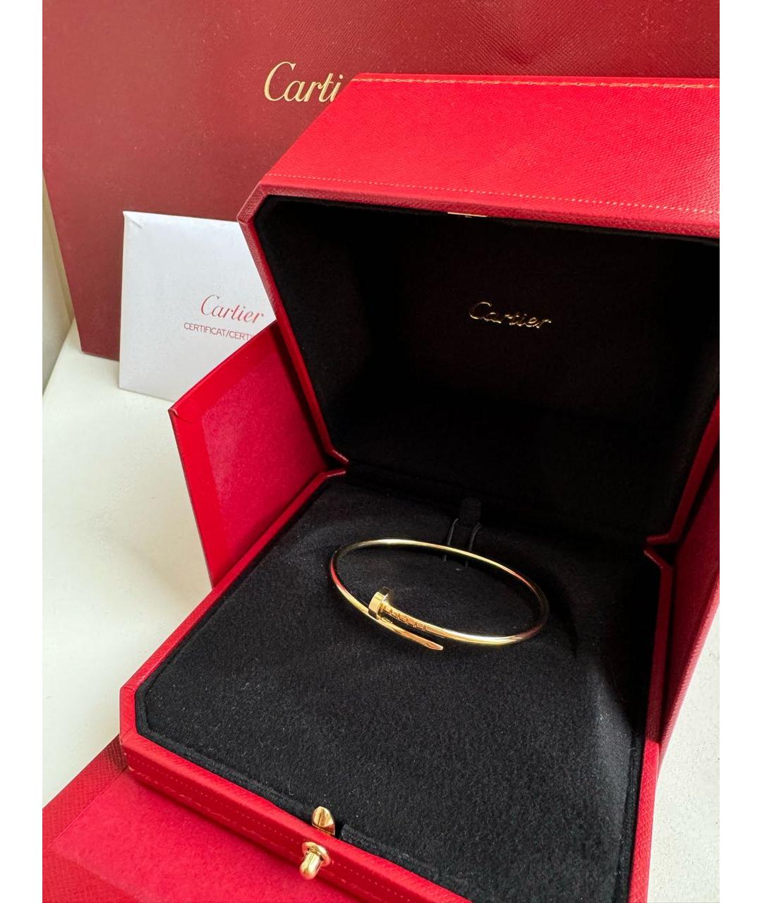 CARTIER Желтый браслет из желтого золота, фото 3