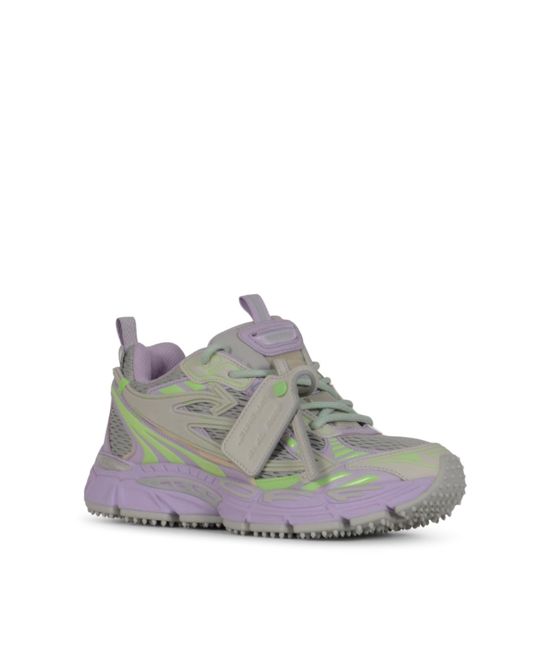 OFF-WHITE Серые синтетические кроссовки, фото 2