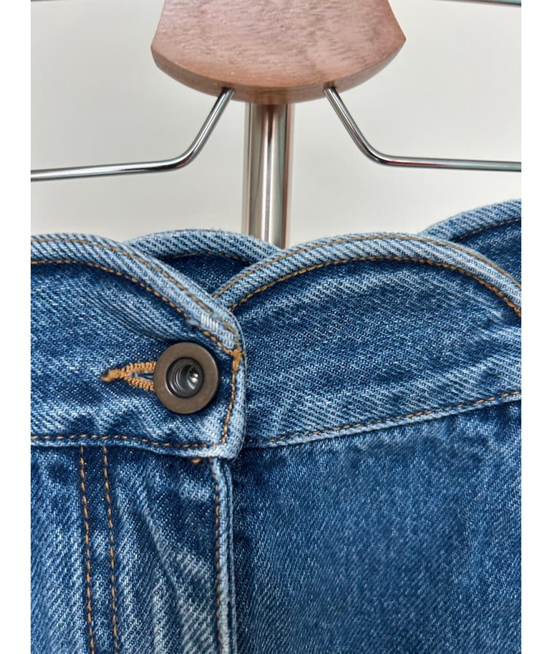 VALENTINO Темно-синие деним шорты, фото 4