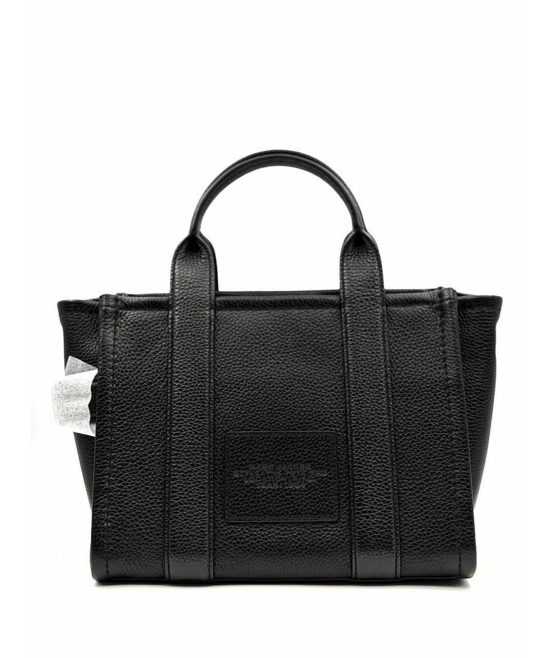 MARC JACOBS Черная кожаная сумка тоут, фото 2