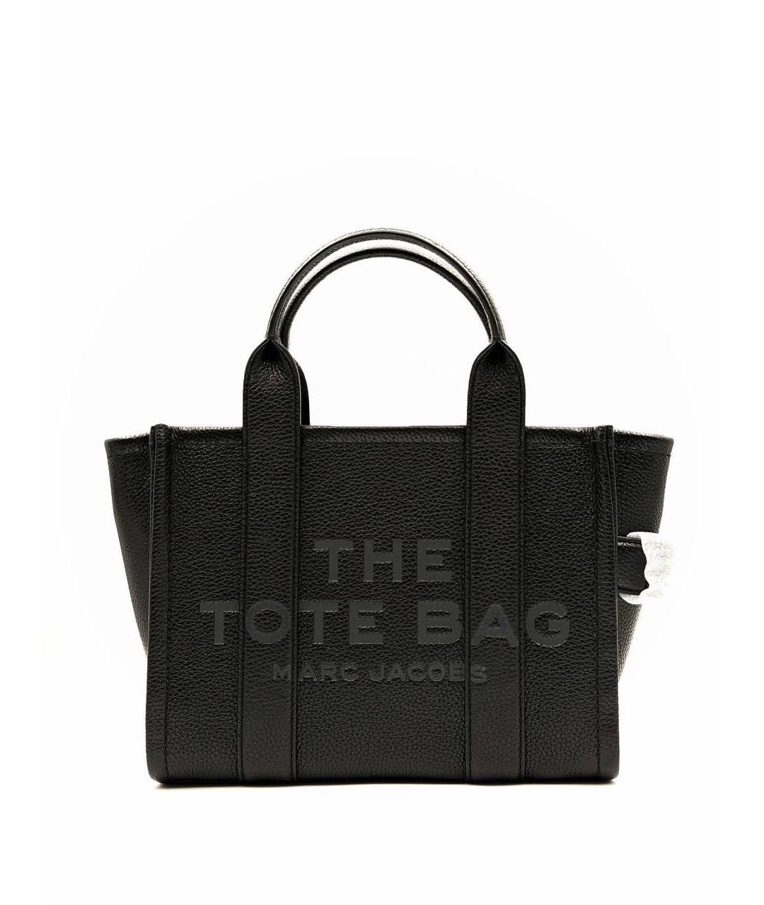 MARC JACOBS Черная кожаная сумка тоут, фото 1