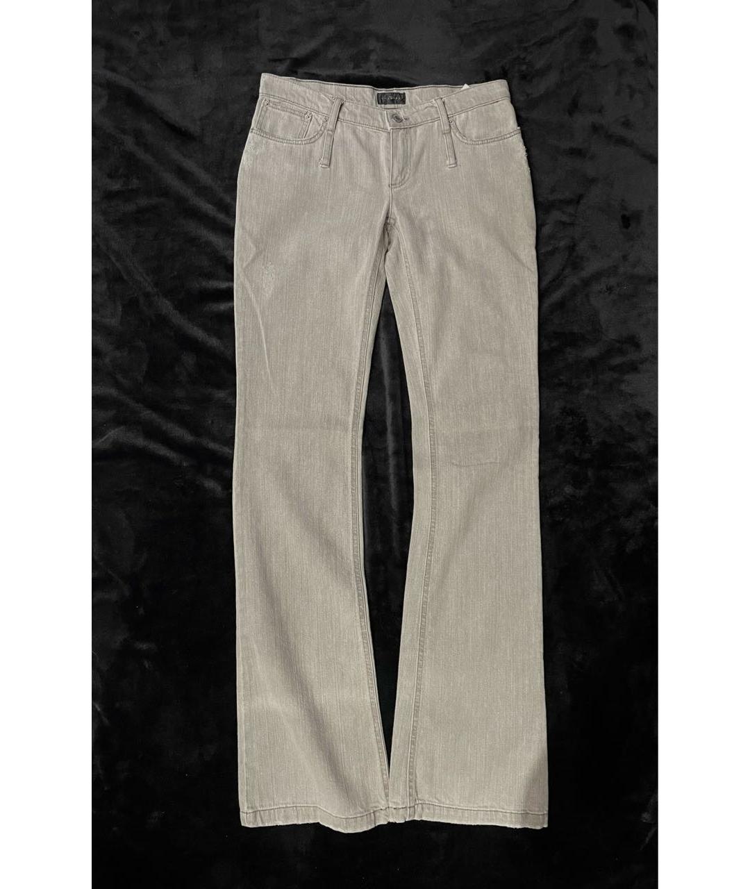 JOHN RICHMOND Бежевые хлопковые джинсы, фото 6