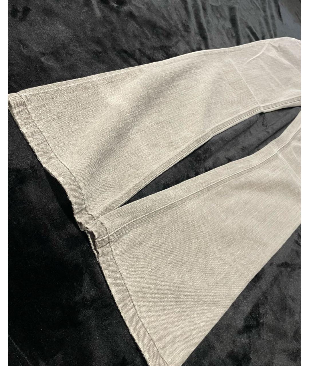 JOHN RICHMOND Бежевые хлопковые джинсы, фото 2