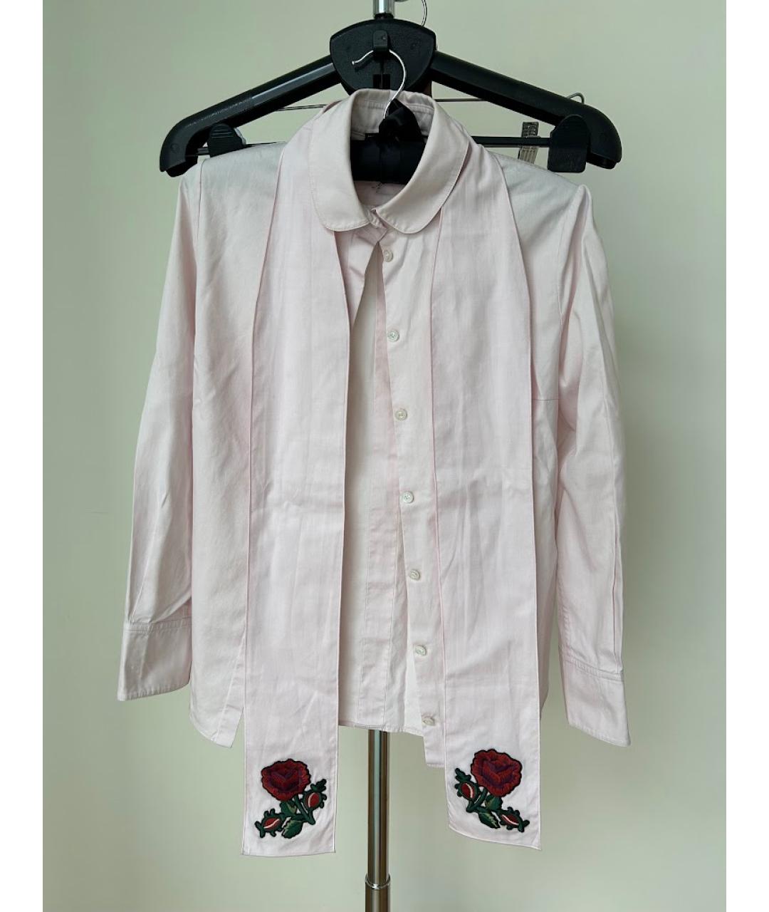 GUCCI Розовая хлопковая рубашка, фото 5
