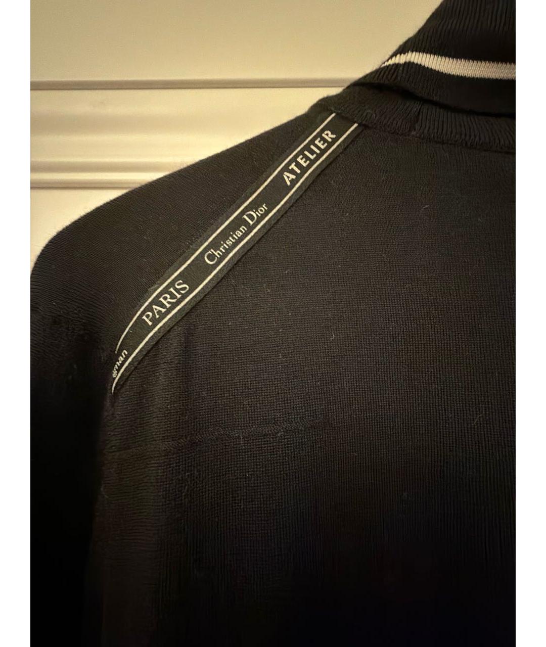 CHRISTIAN DIOR Черная шерстяная водолазка, фото 4