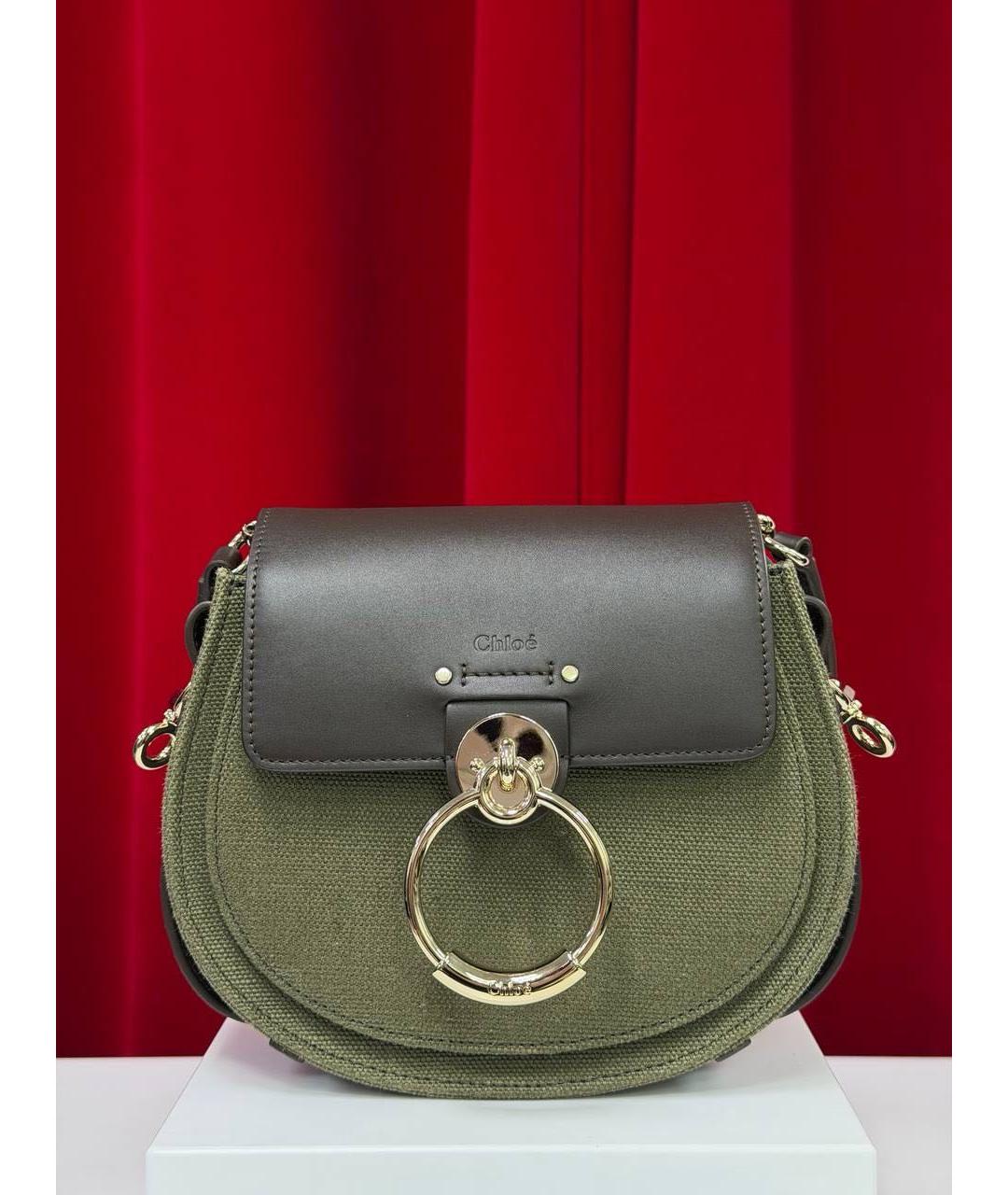 CHLOE Хаки сумка через плечо, фото 7