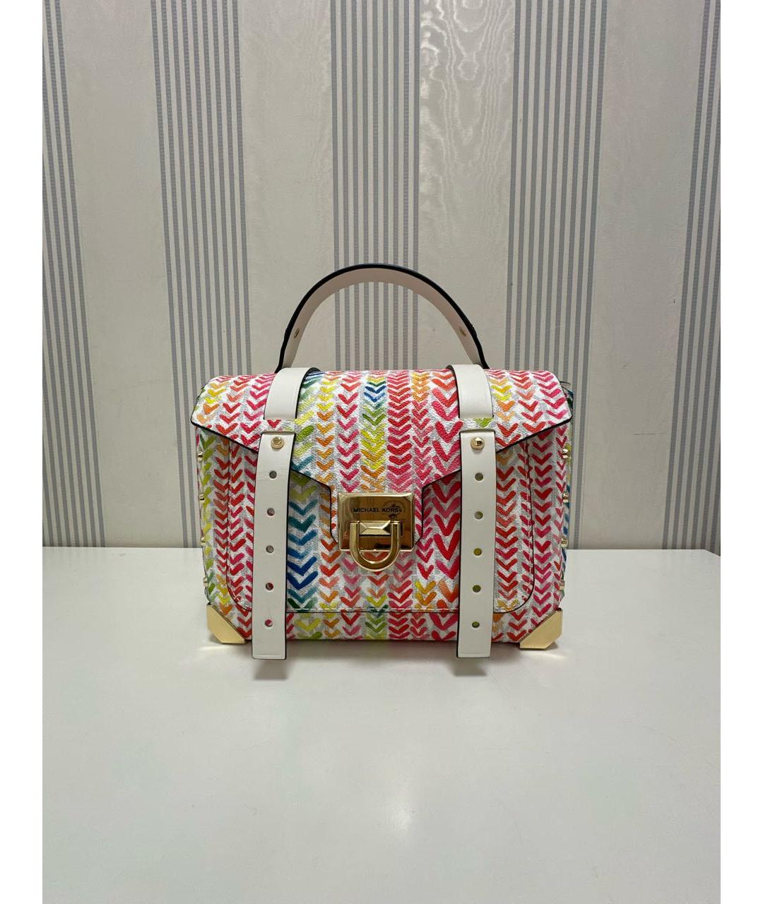 MICHAEL KORS Мульти кожаная сумка с короткими ручками, фото 5