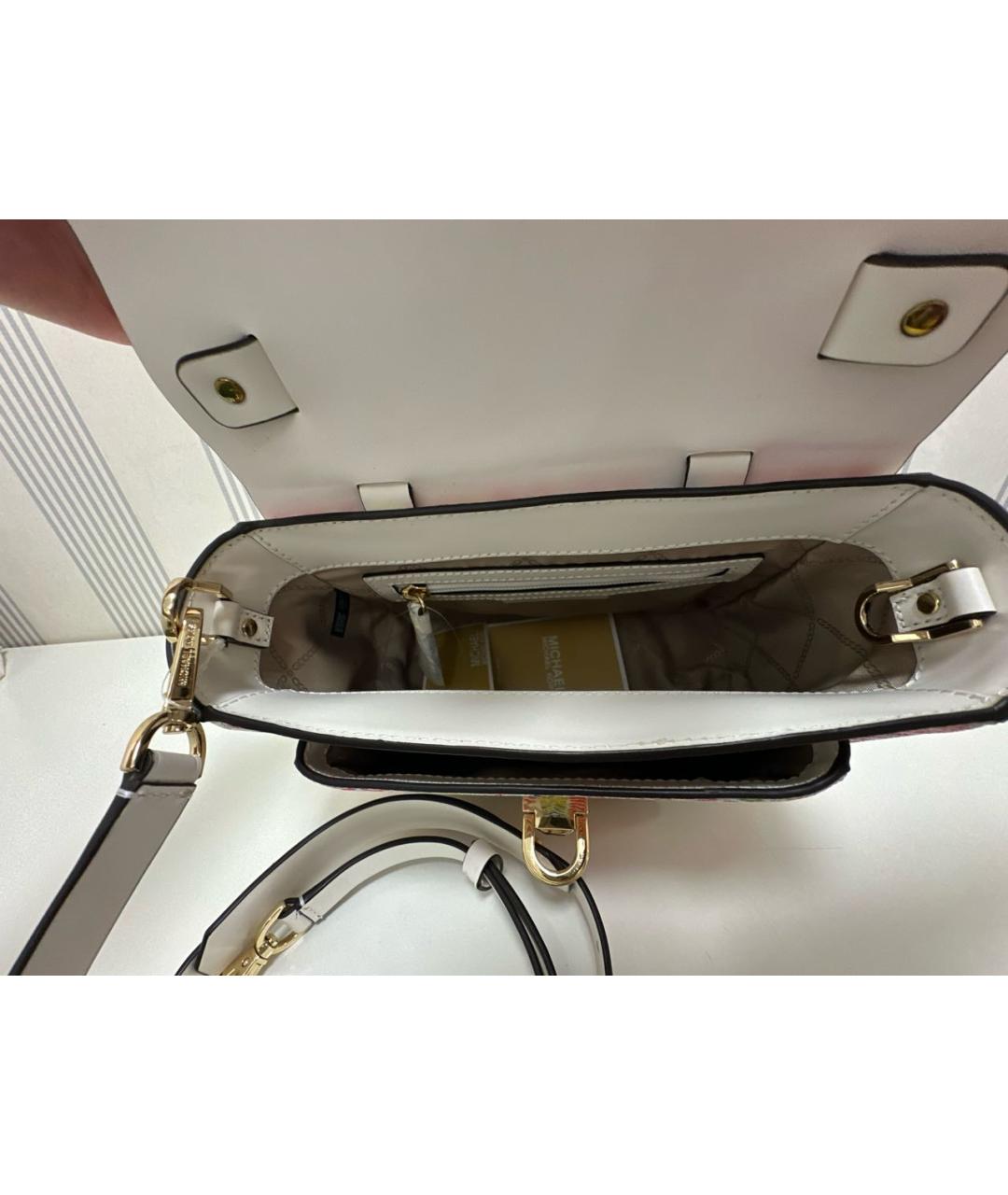 MICHAEL KORS Мульти кожаная сумка с короткими ручками, фото 4