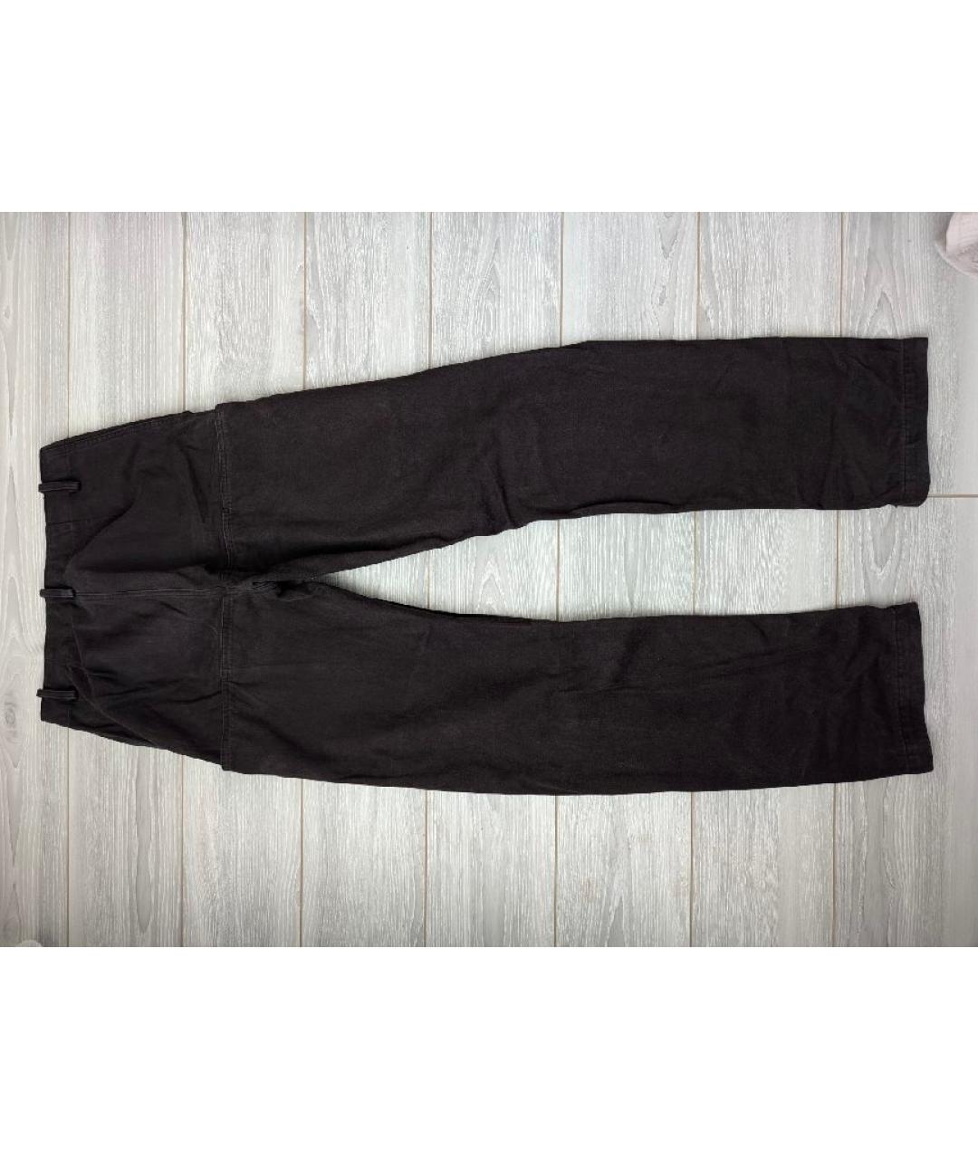 YEEZY Черные хлопковые прямые джинсы, фото 4