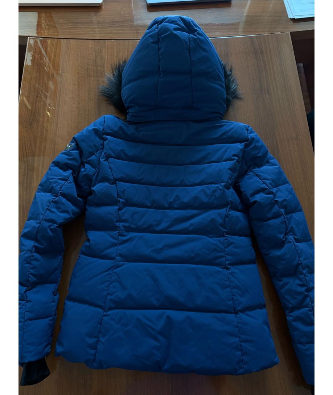 FENDI Темно-синий полиэстеровый пуховик, фото 7
