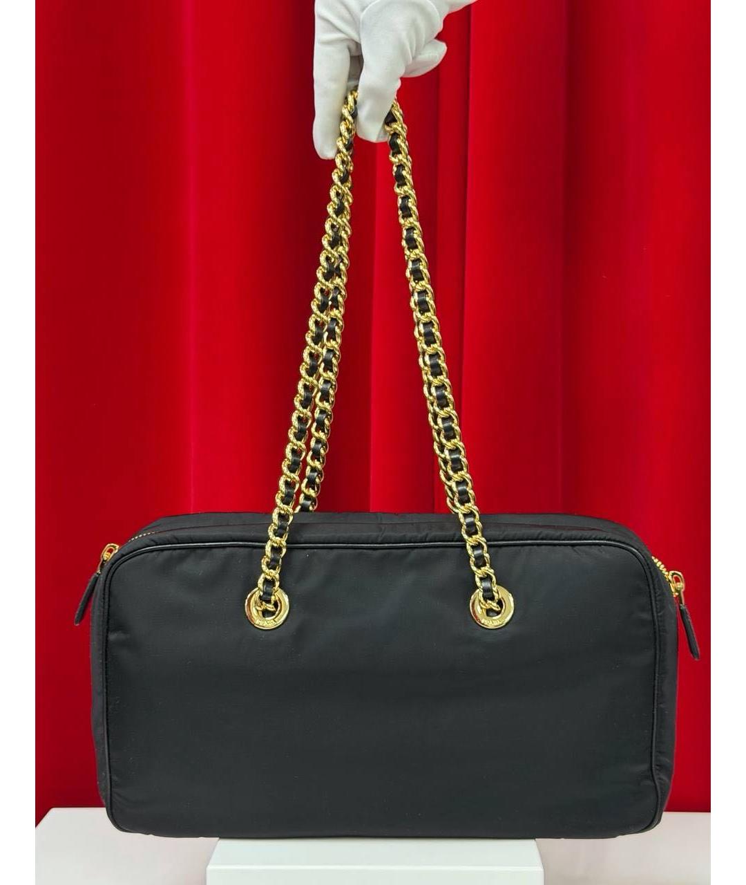 PRADA Черная сумка через плечо, фото 5